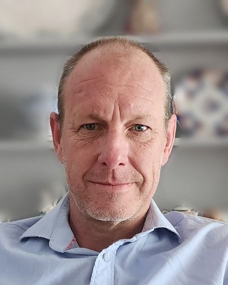 Emilio Martin, founder and data architect at FactSmith, in a light blue shirt